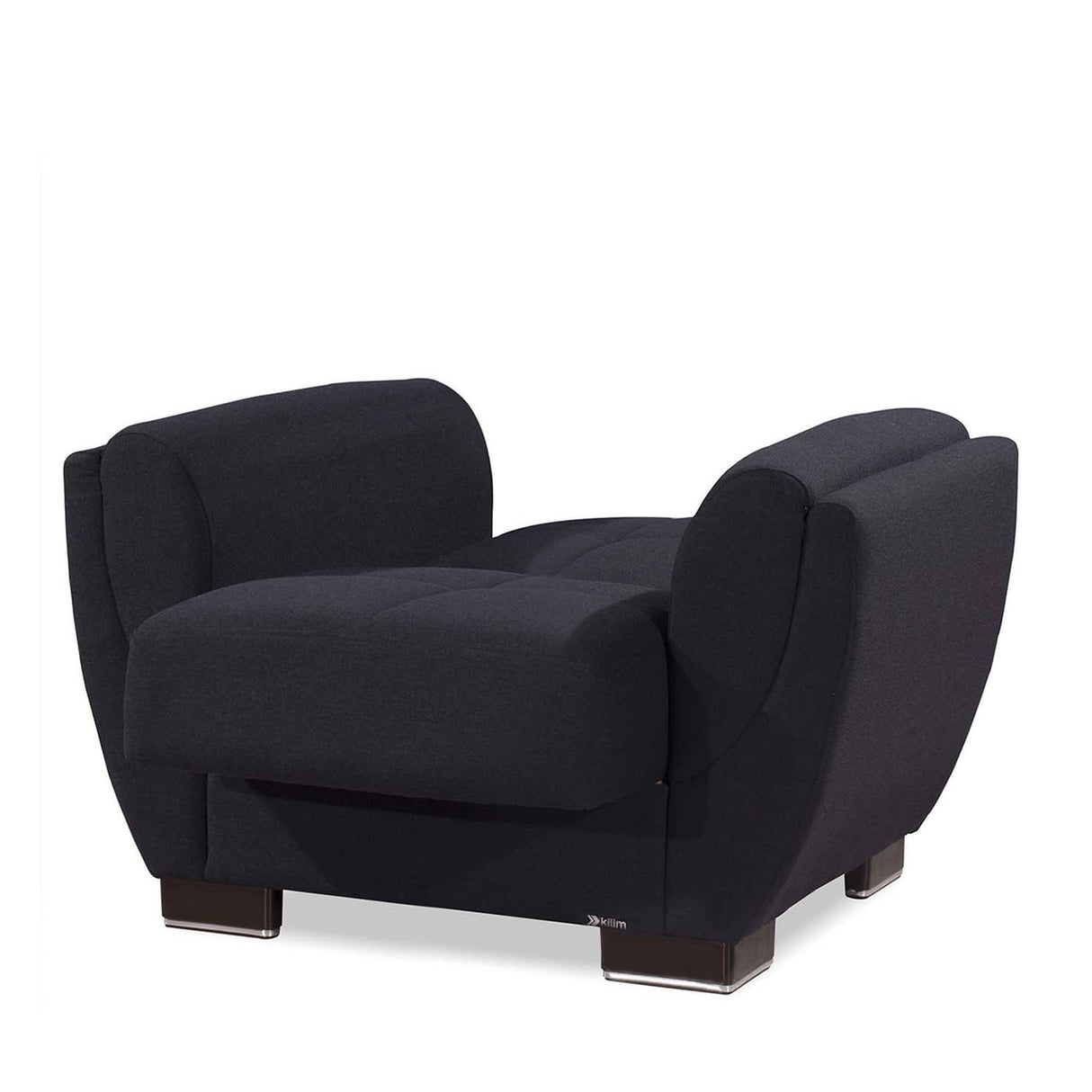 Ottomanson Armada Air - Upholstered Convertible Armchair With Storage - Polyester