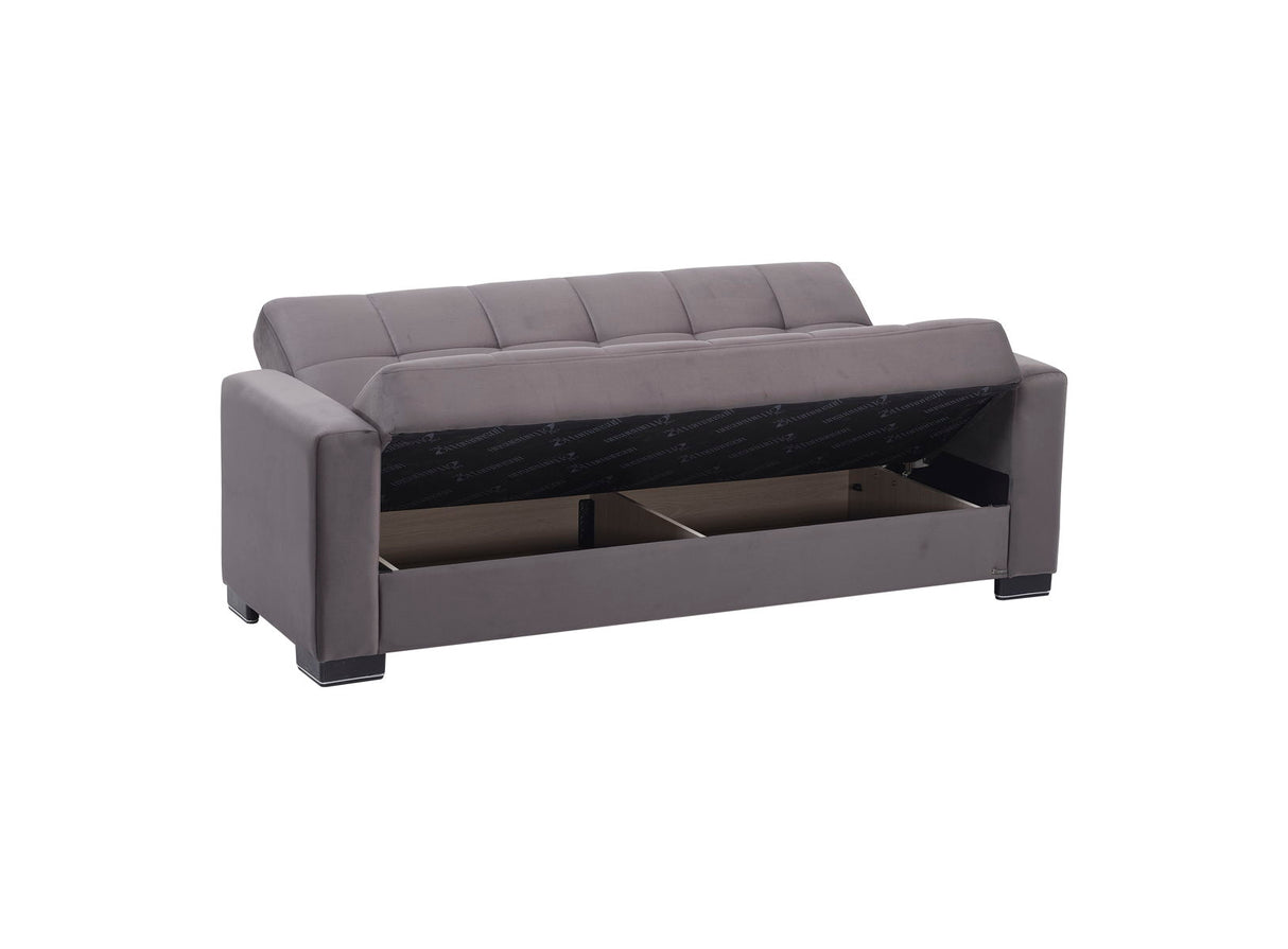 Ottomanson Armada - Upholstered Convertible Sofabed With Storage - Microfiber