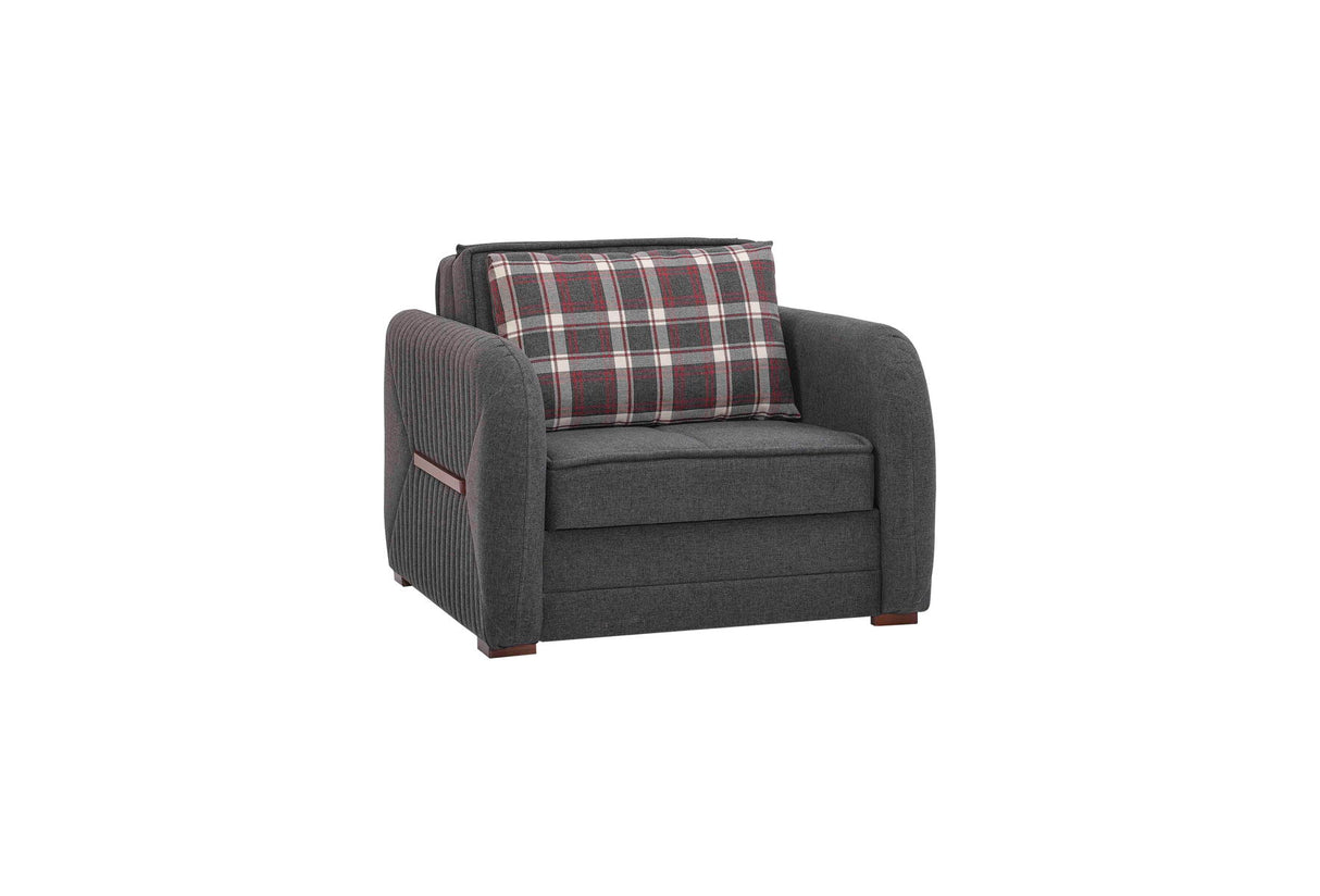 Ottomanson Speedy - Upholstered Convertible Armchair With Storage