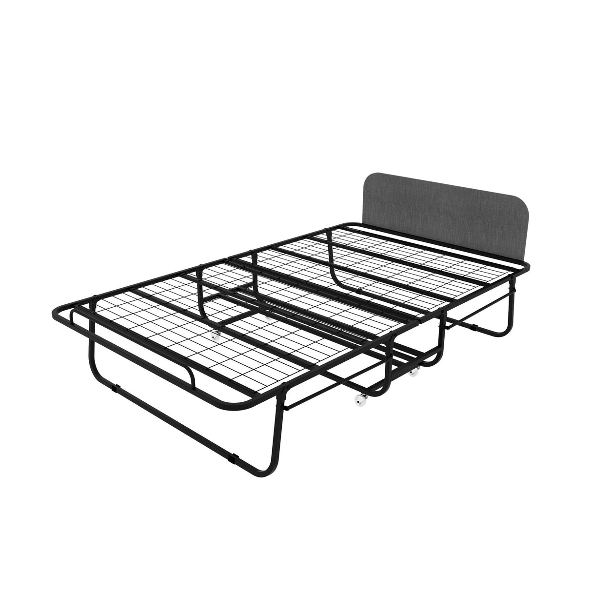 Vito - Double Size Folding Bed - Dark Gray / White