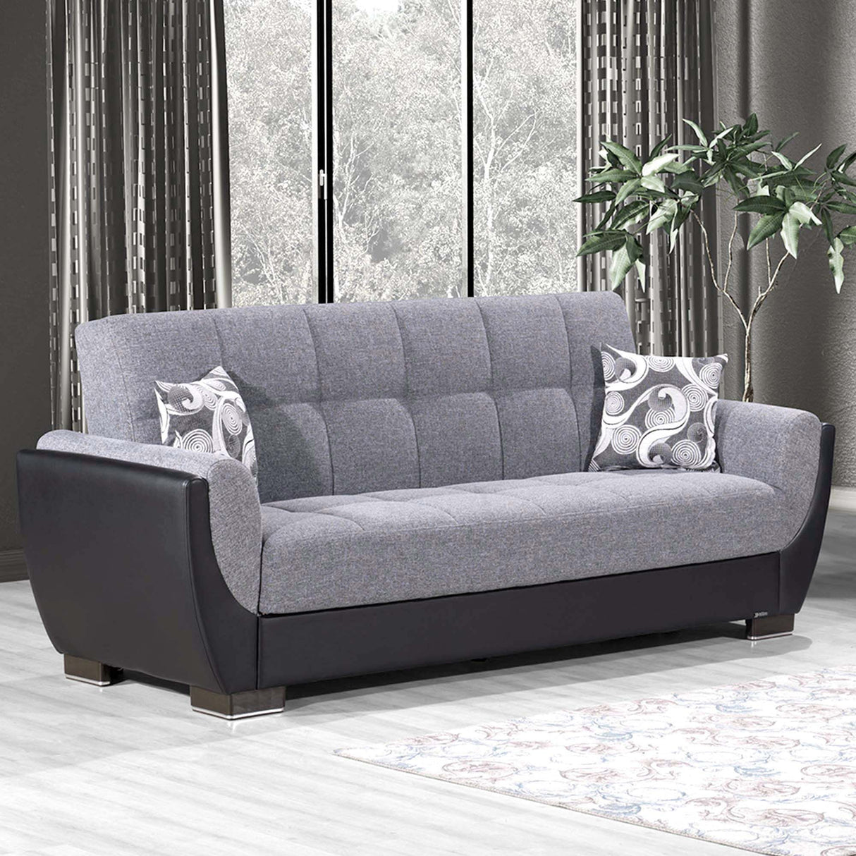Ottomanson Armada Air - Upholstered Convertible Sofabed With Storage
