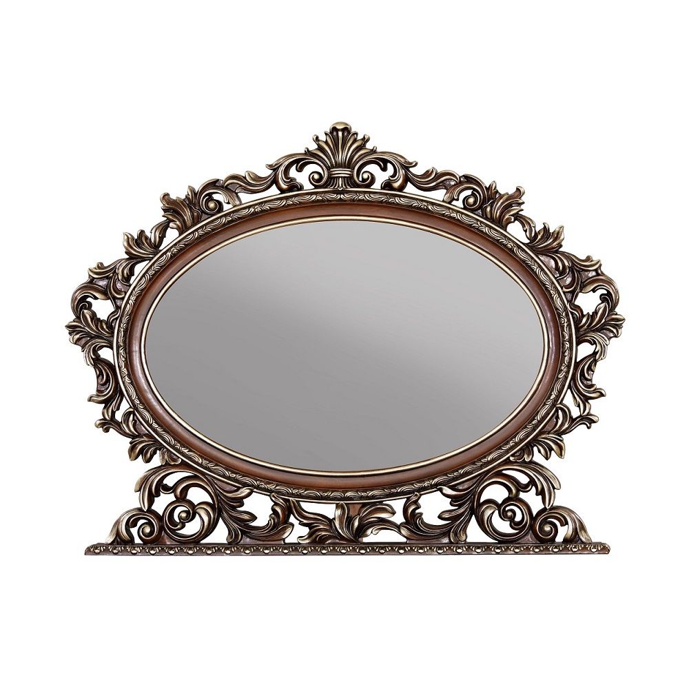 Devany - Oval Mirror - Cherry