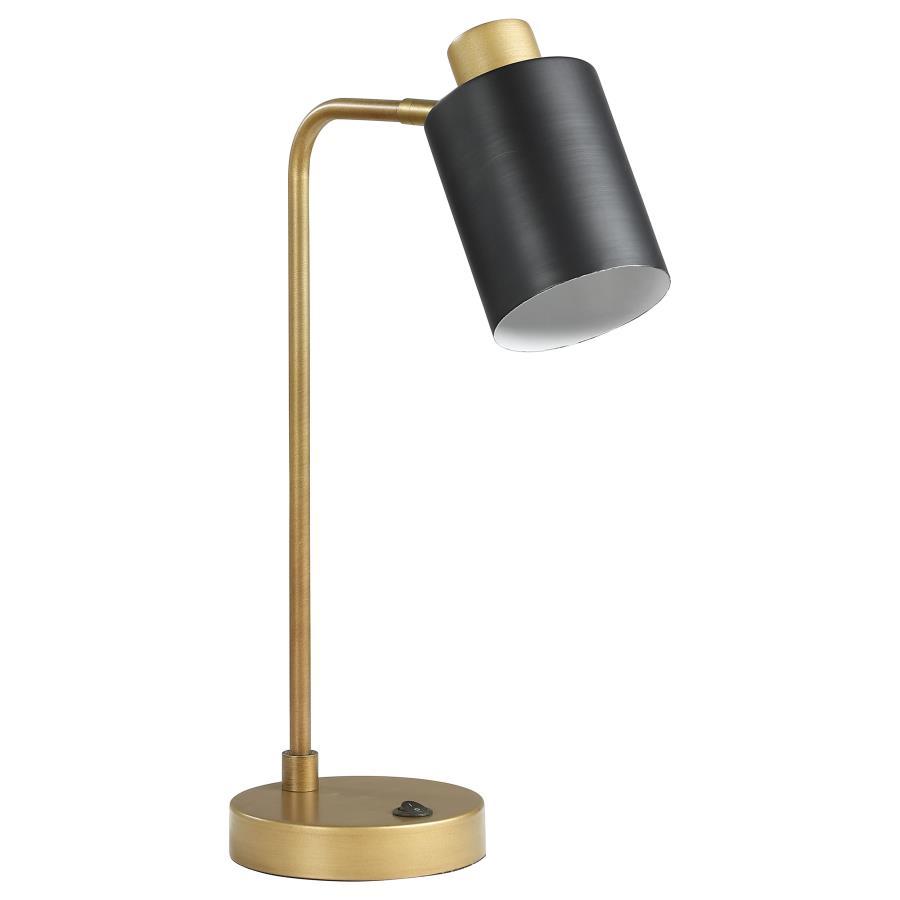 Cherise - Adjustable Angle Table Lamp - Antique Brass