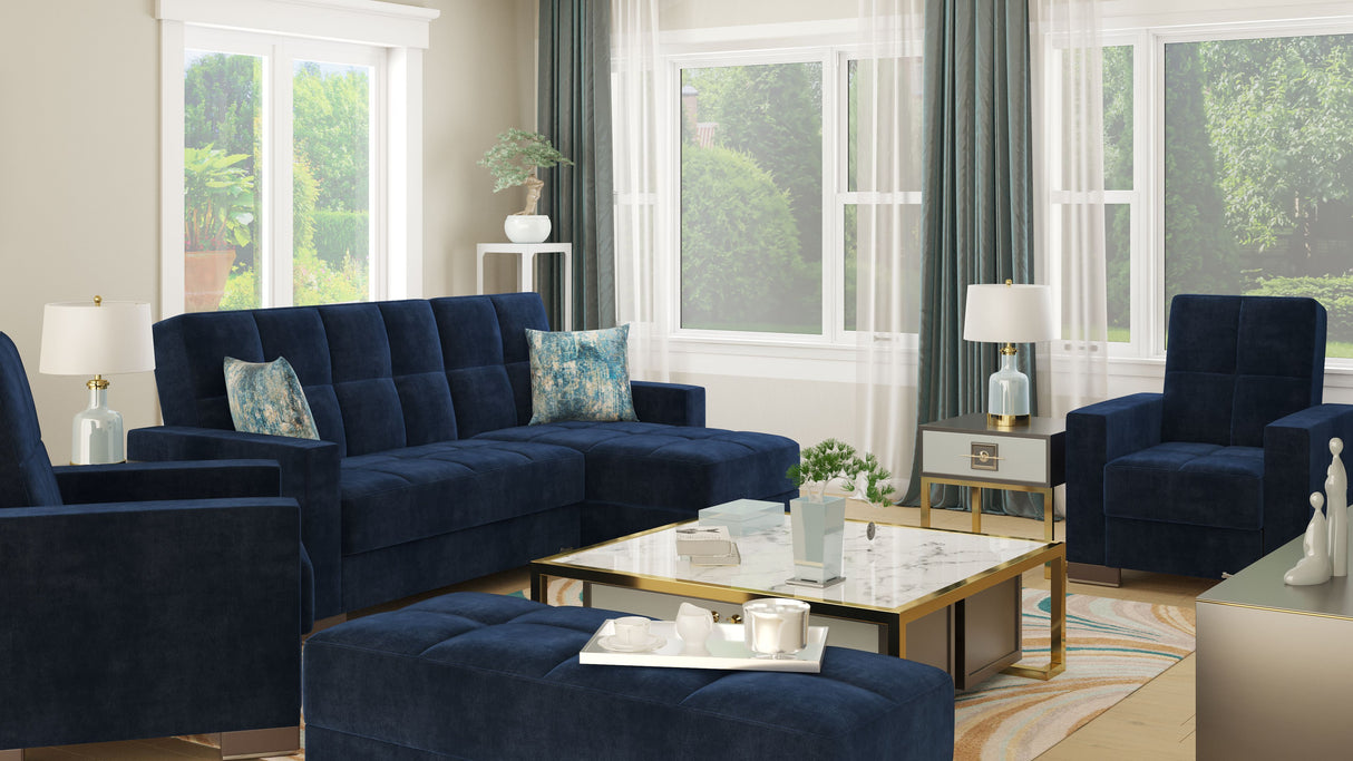 Ottomanson Armada - Upholstered Ottoman With Storage - Microfiber