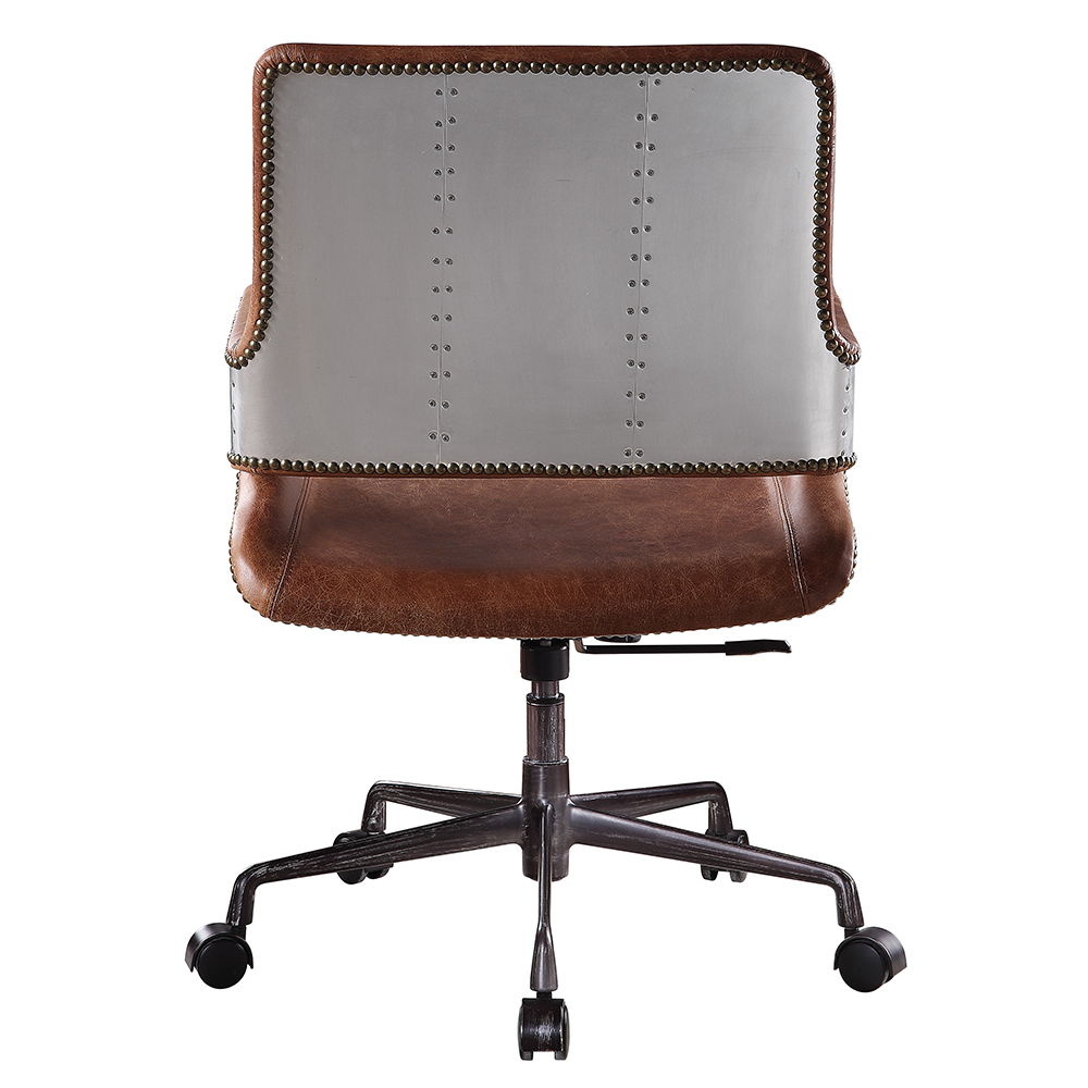 Kamau - Office Chair - Vintage Cocoa Top Grain Leather