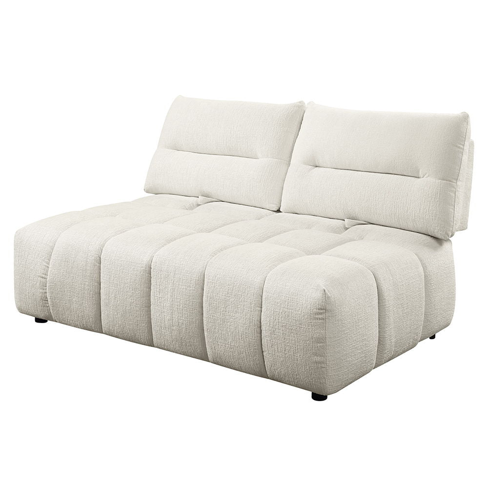 Loanna - Modular Loveseat - Beige Linen