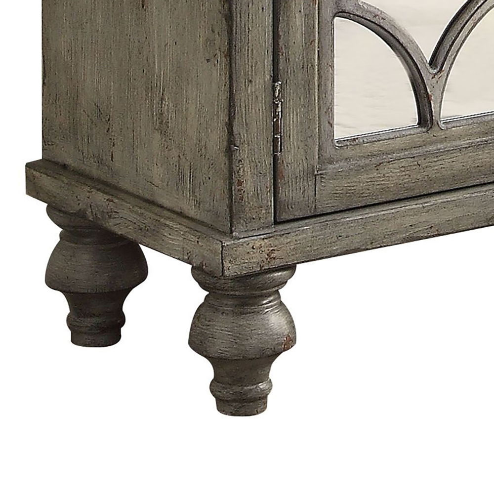 Velika - 37" Console Cabinet - Weathered Gray