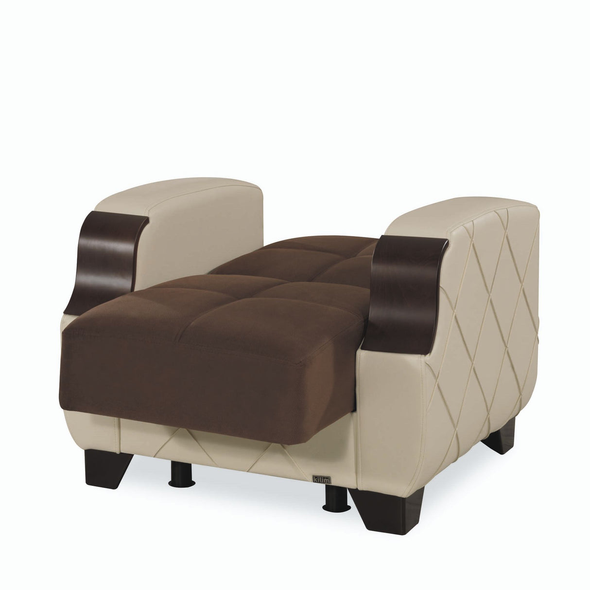 Ottomanson Molina - Upholstered Convertible Armchair With Storage