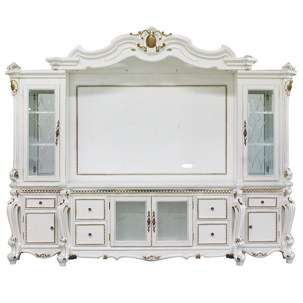 Picardy - Entertainment Center - Antique Pearl