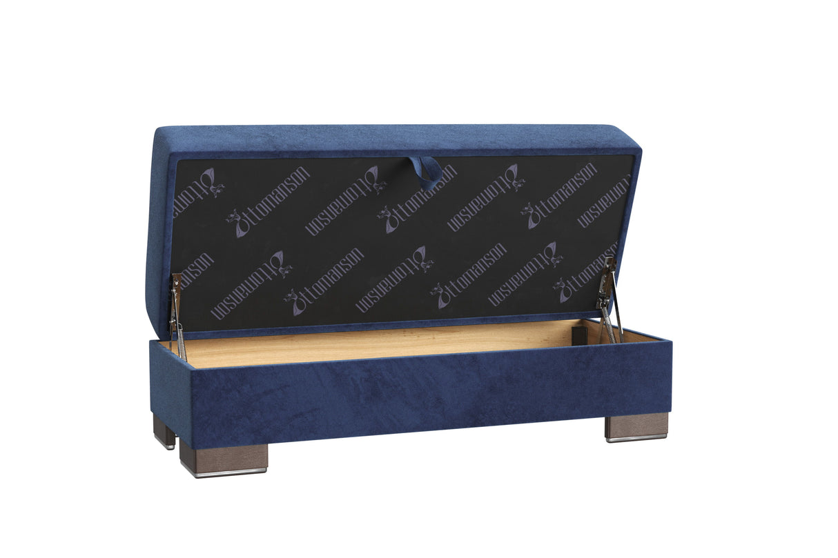 Ottomanson Armada - Upholstered Ottoman With Storage - Microfiber