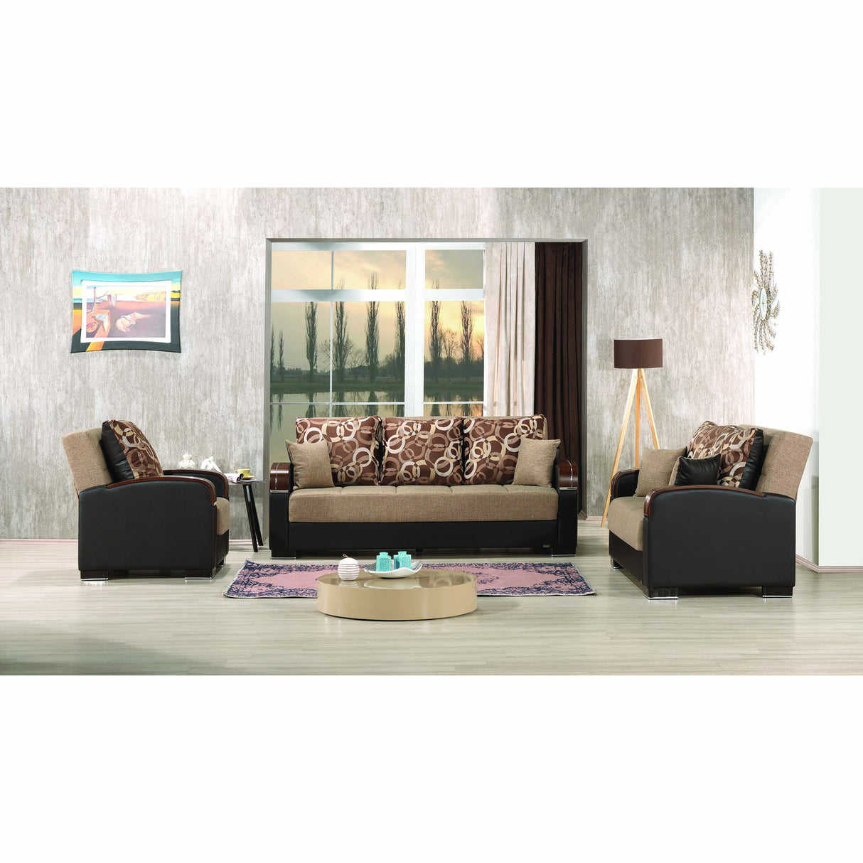 Ottomanson Mobimax - Upholstered Convertible Sofabed With Storage