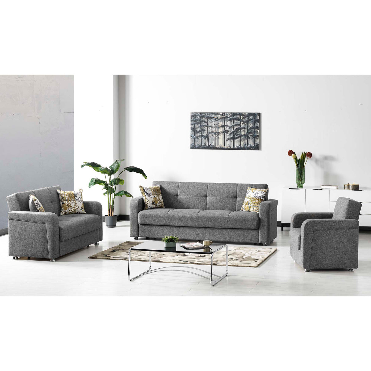 Ottomanson Harmony - Convertible Loveseat With Storage