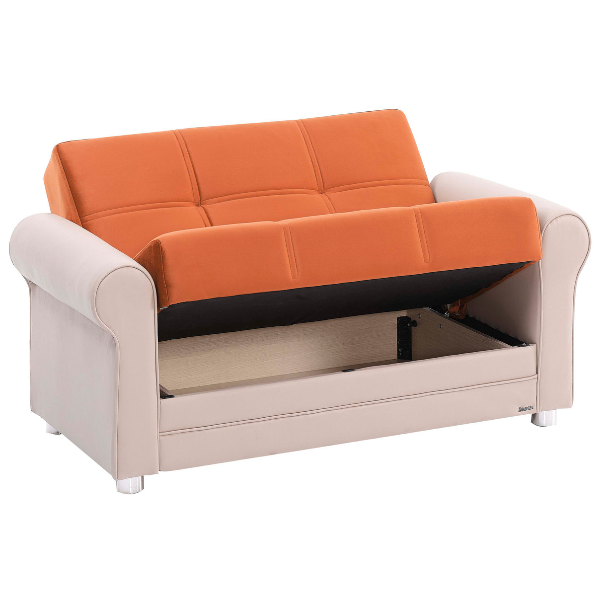 Ottomanson Avalon - Upholstered Convertible Loveseat With Storage