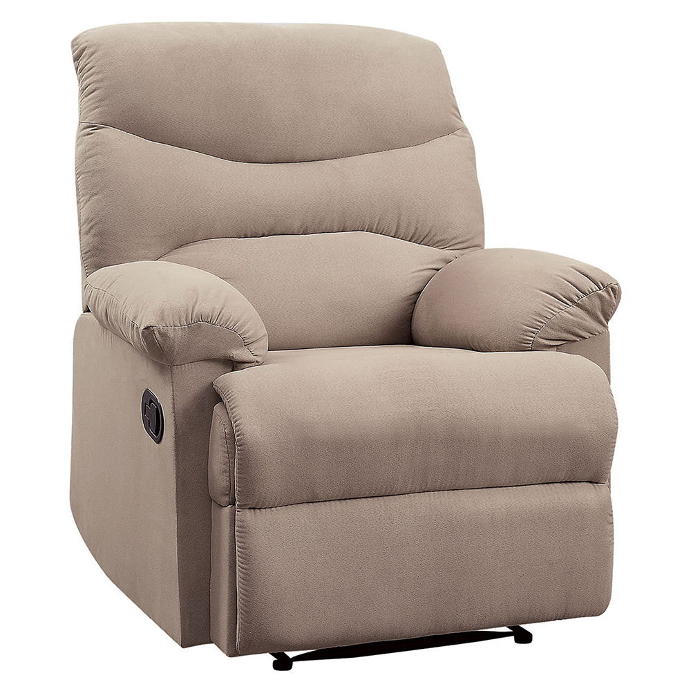 Arcadia - Motion Recliner - Beige Woven Fabric