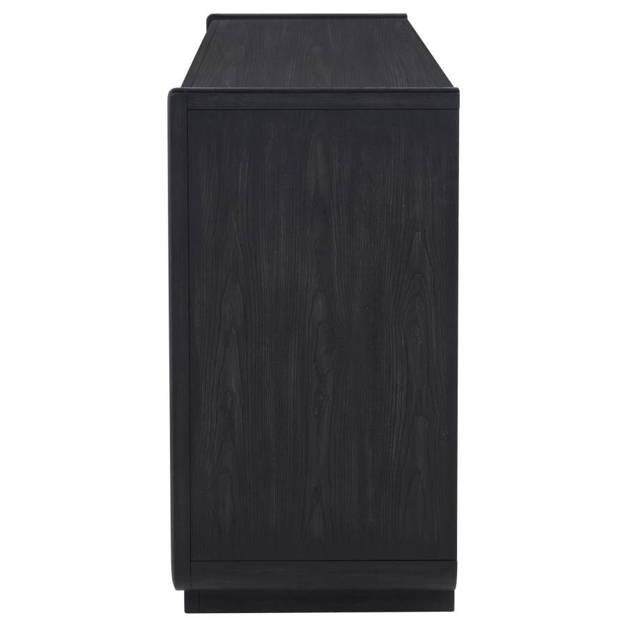 Leandro - 2-Drawer Dining Sideboard Server - Burnished Black