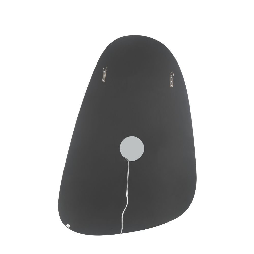 Noralie - 46" Accent Mirror With LED - Mirrored & Faux Diamonds