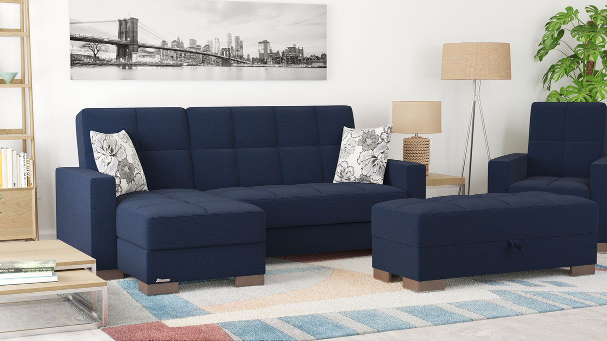 Ottomanson Armada - Upholstered Ottoman With Storage - Polyester