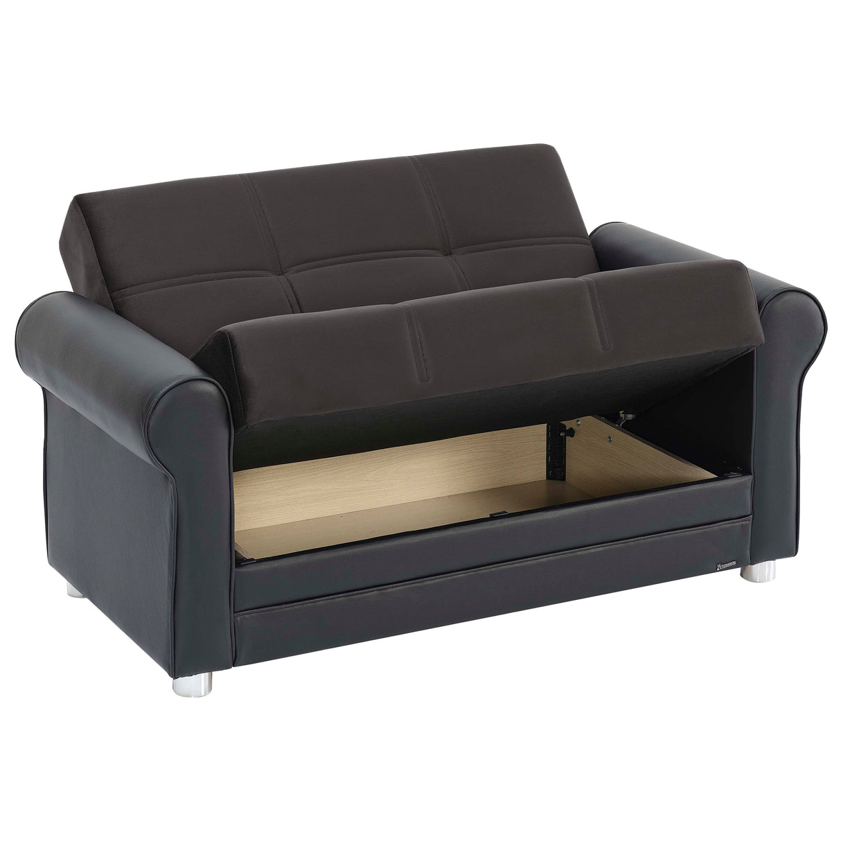 Ottomanson Avalon - Upholstered Convertible Loveseat With Storage