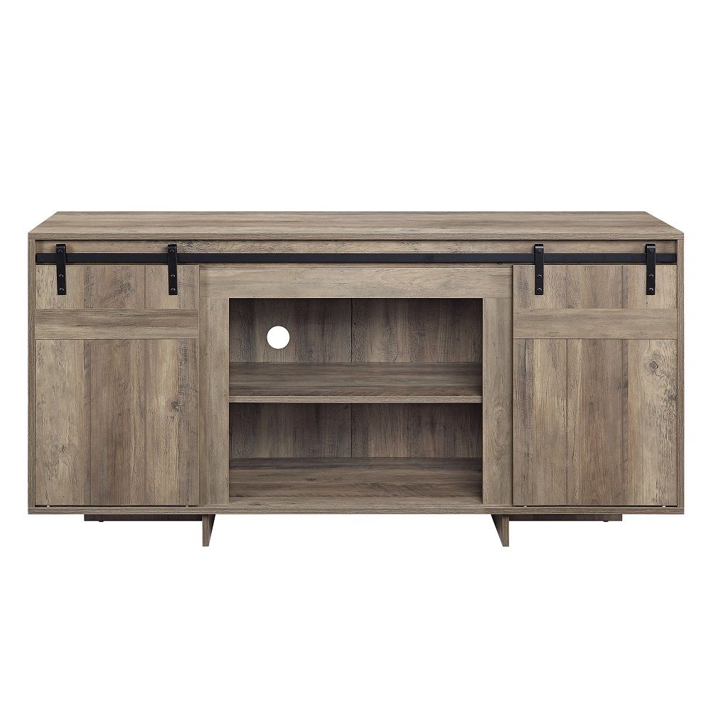 Bellarosa - TV Stand (Same As 91608) - Gray Washed