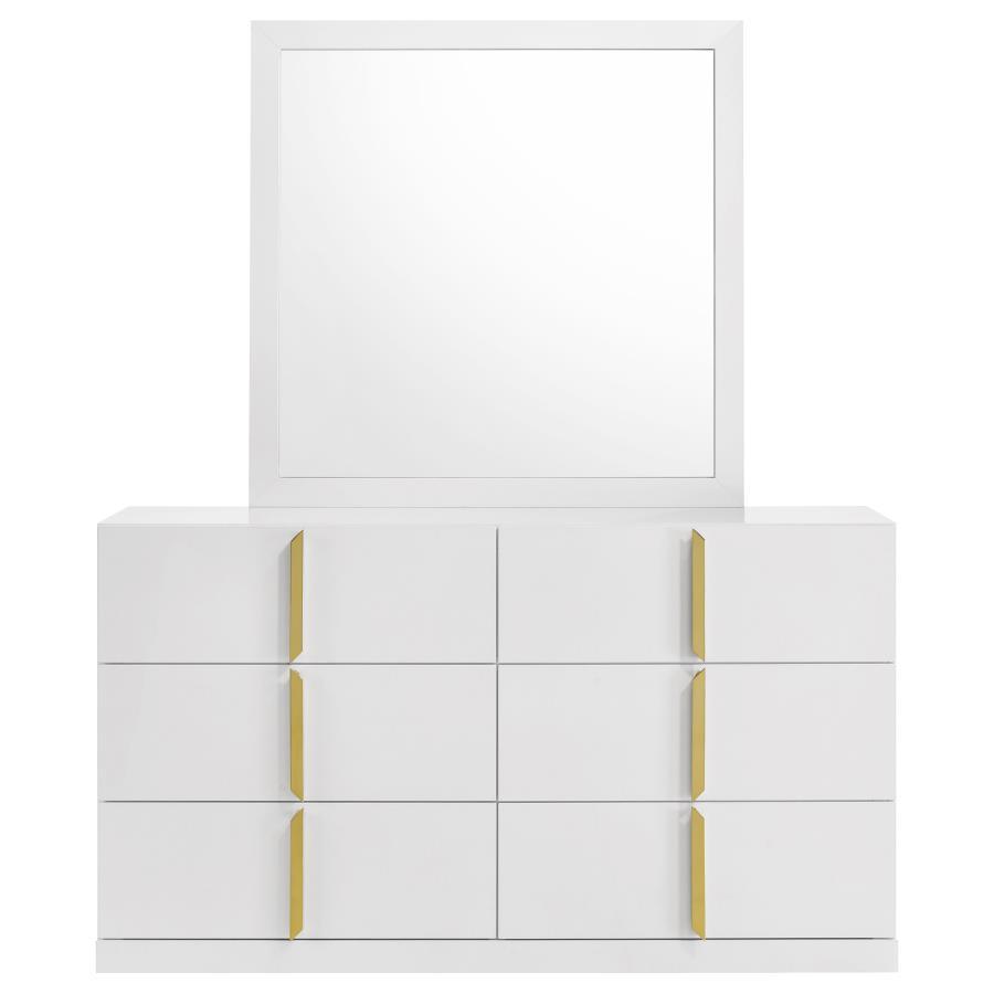 Ines - 6-Drawer Bedroom Dresser Cabinet