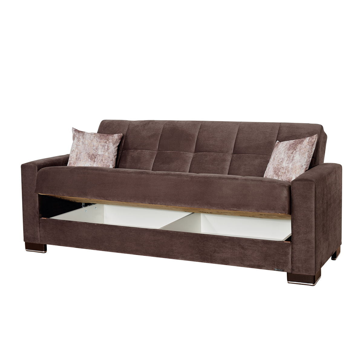 Ottomanson Armada - Upholstered Convertible Sofabed With Storage - Microfiber