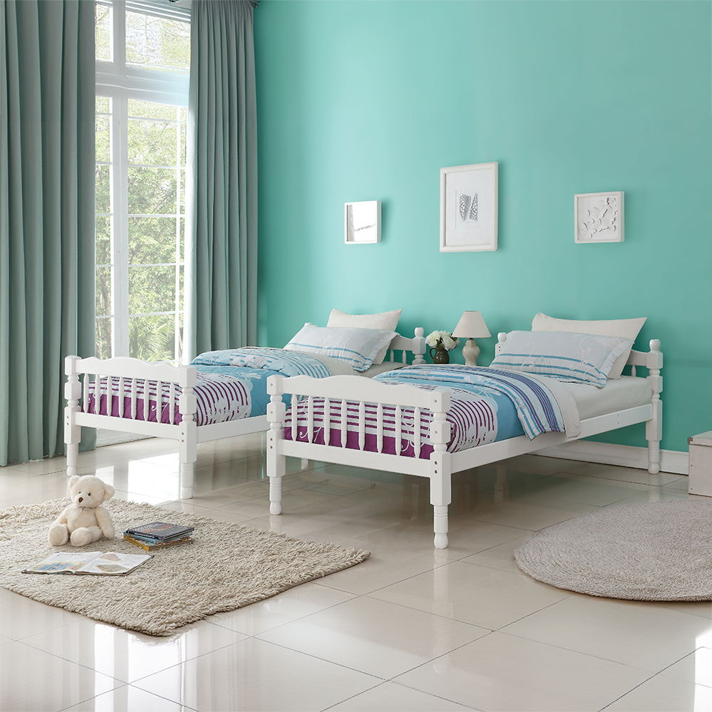 Homestead - Bunk Twin Over Twin Bed - White