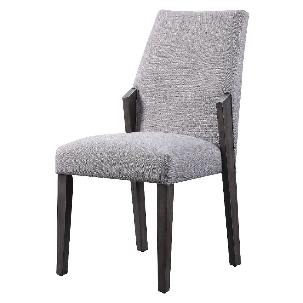Belay - Side Chair (Set of 2) - Gray Fabric & Gray Oak