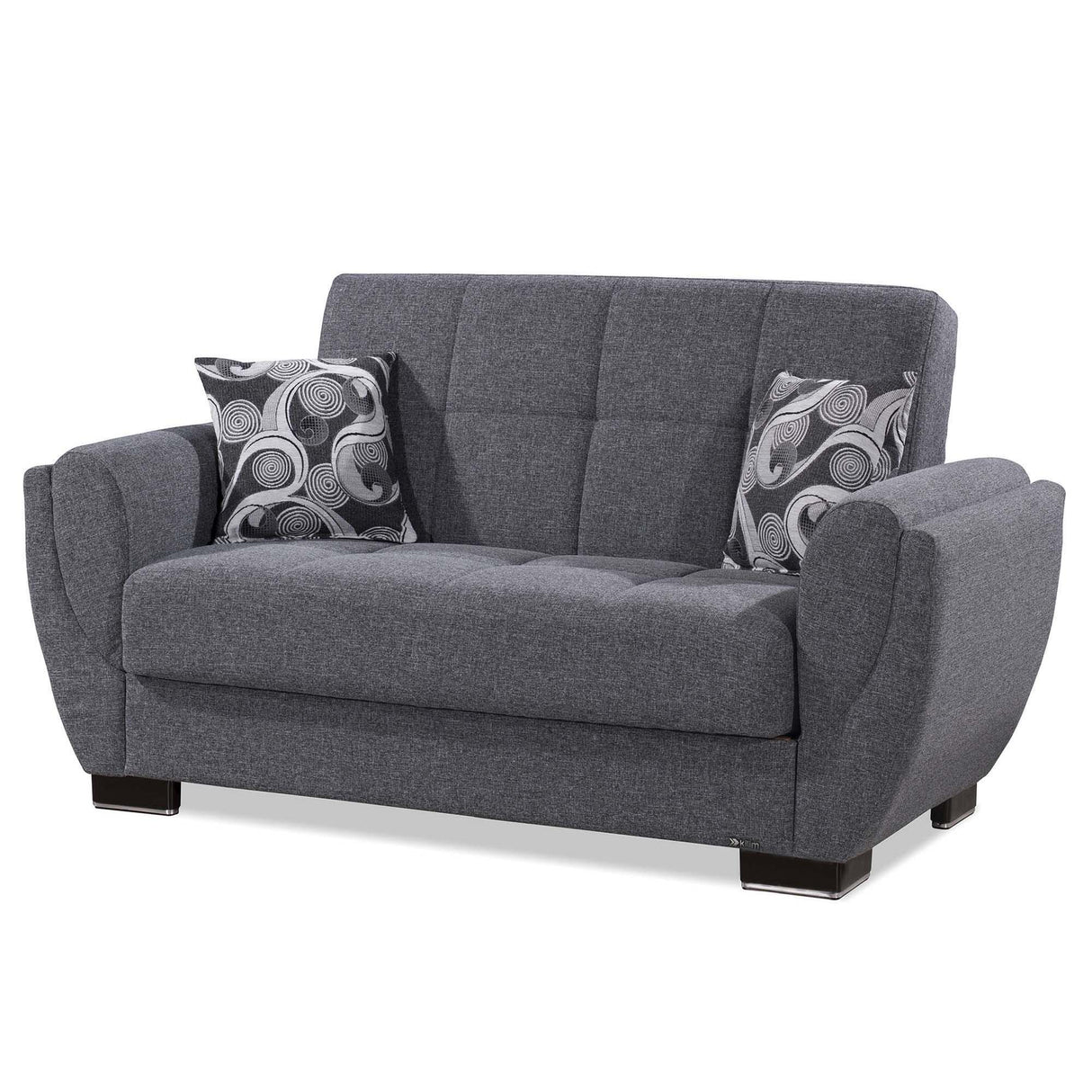 Ottomanson Armada Air - Upholstered Convertible Loveseat With Storage - Polyester