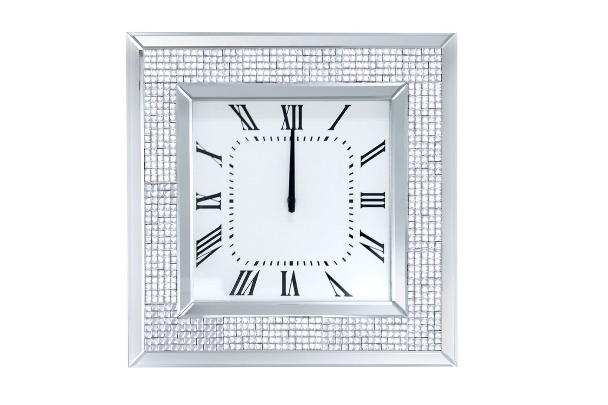 Ornat - Wall Clock - Faux Square Diamonds