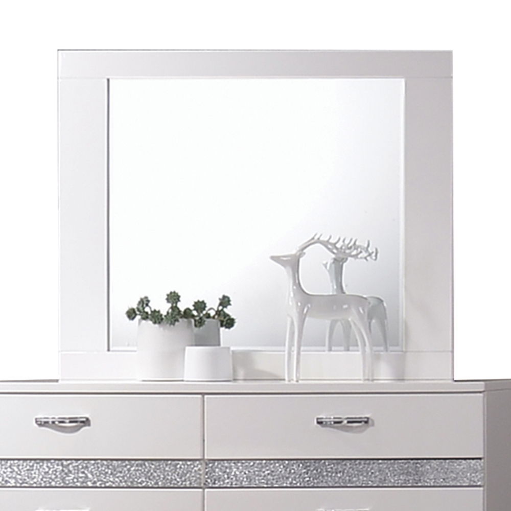 Naima II - Mirror - White High Gloss