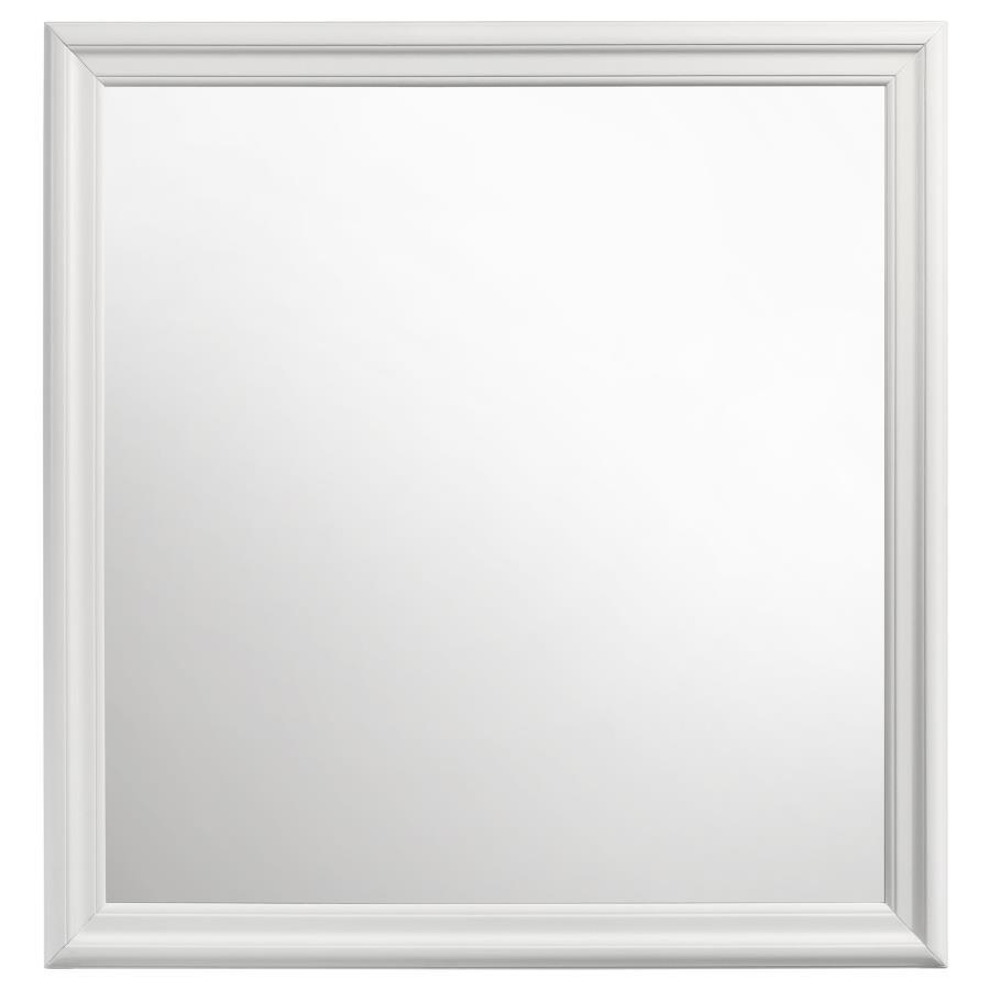 Louis Philippe - 38.25" Dresser Mirror - White