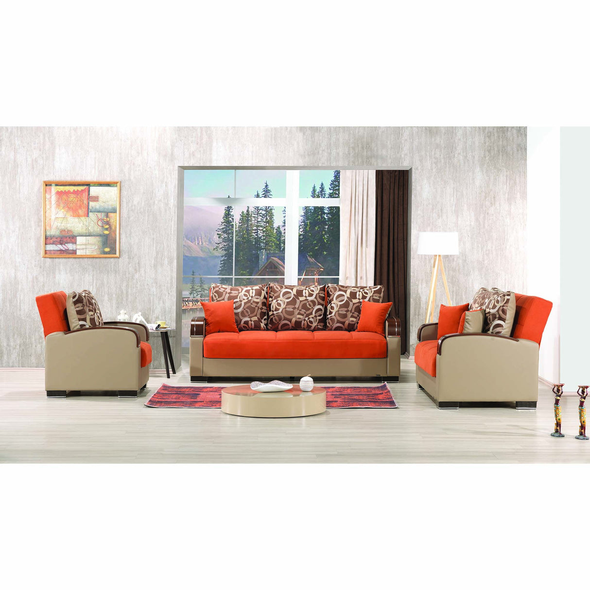 Ottomanson Mobimax - Upholstered Convertible Sofabed With Storage