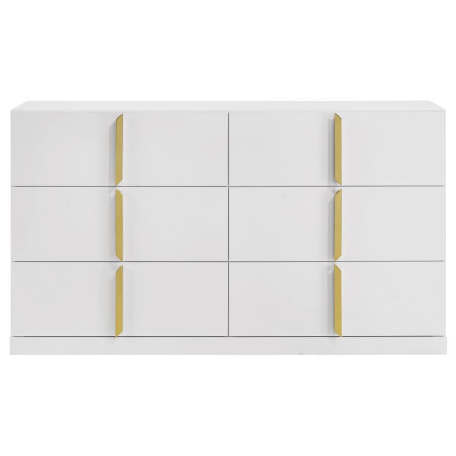 Ines - 6-Drawer Bedroom Dresser Cabinet