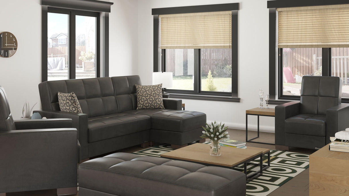 Ottomanson Armada - Upholstered Ottoman With Storage