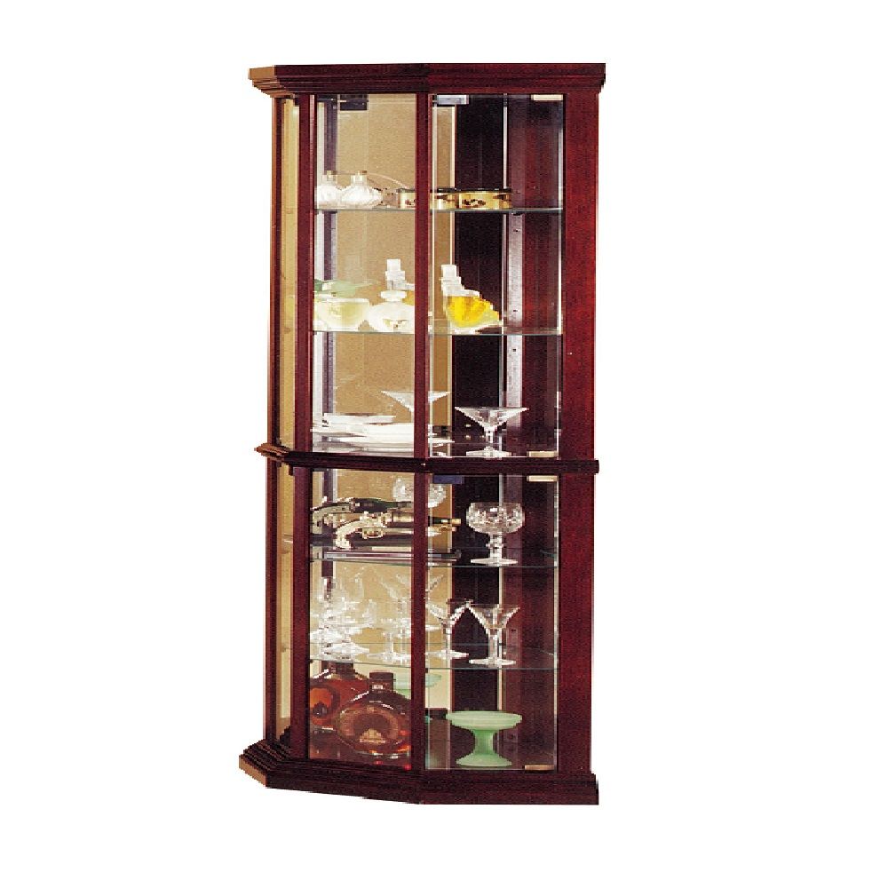 Huxley - Curio Cabinet (Corner) - Cherry