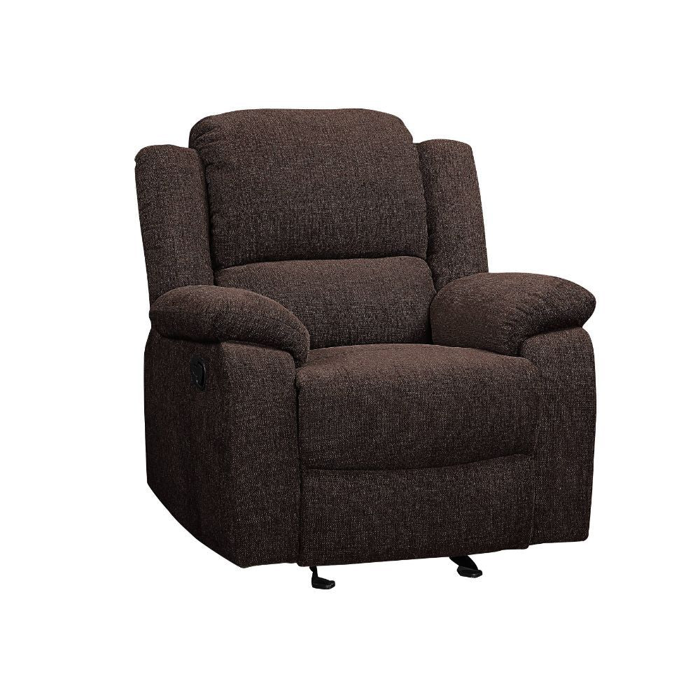Madden - Motion Glider Recliner - Brown Chenille