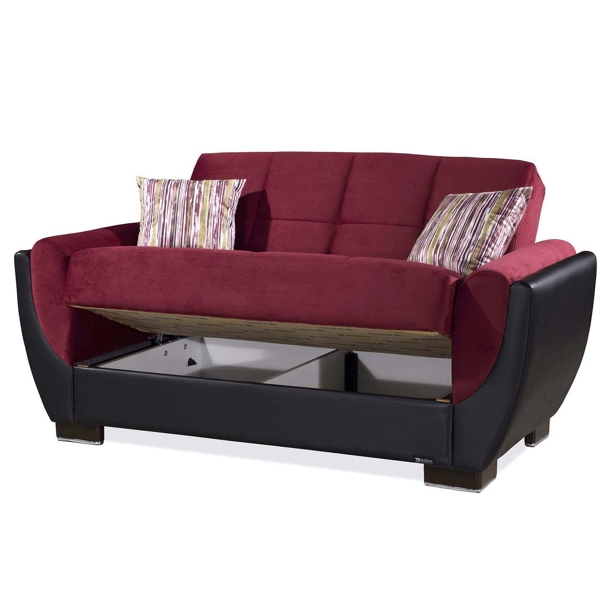 Ottomanson Armada Air - Upholstered Convertible Loveseat With Storage - Microfiber