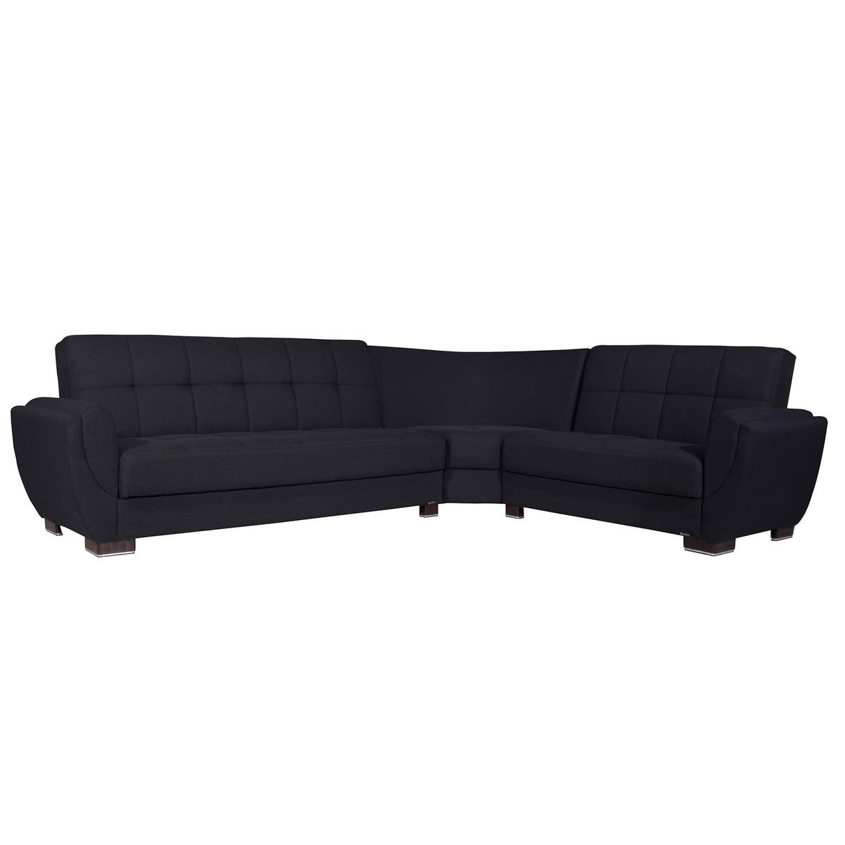 Ottomanson Armada Air - Upholstered Convertible Sectional With Storage - Polyester
