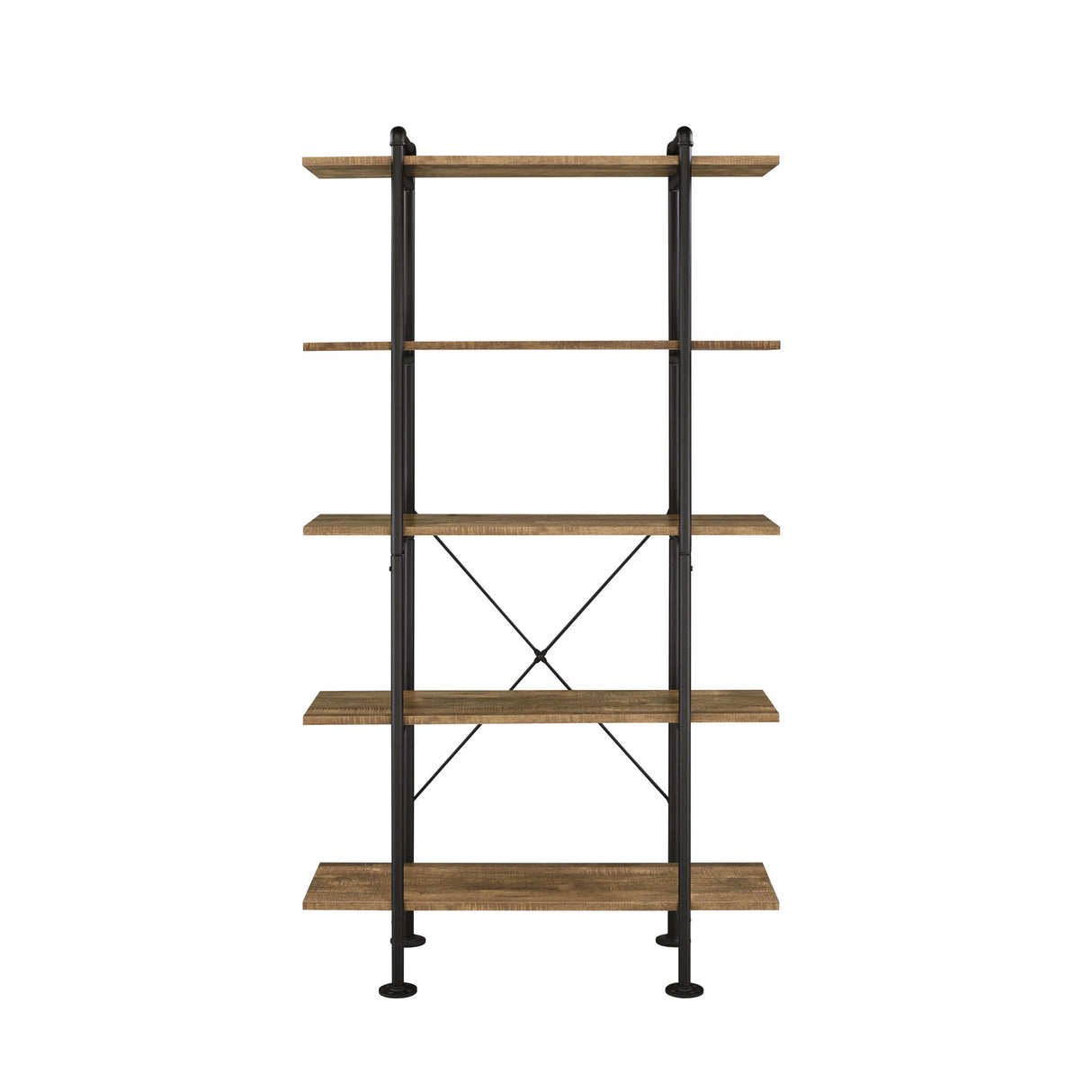 Nefo - Bookshelf - Rustic Oak & Black