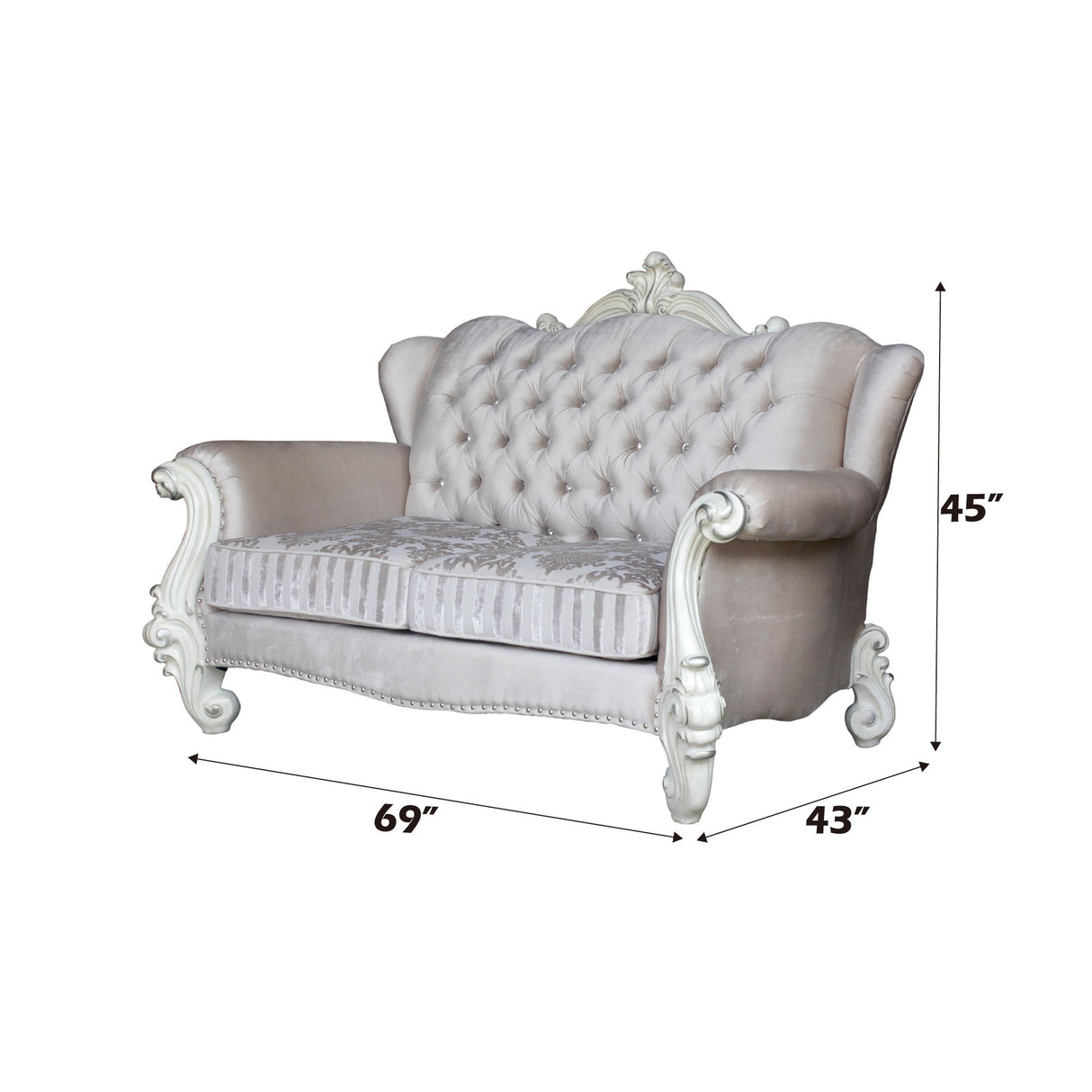 Versailles - Loveseat (w/3 Pillows)