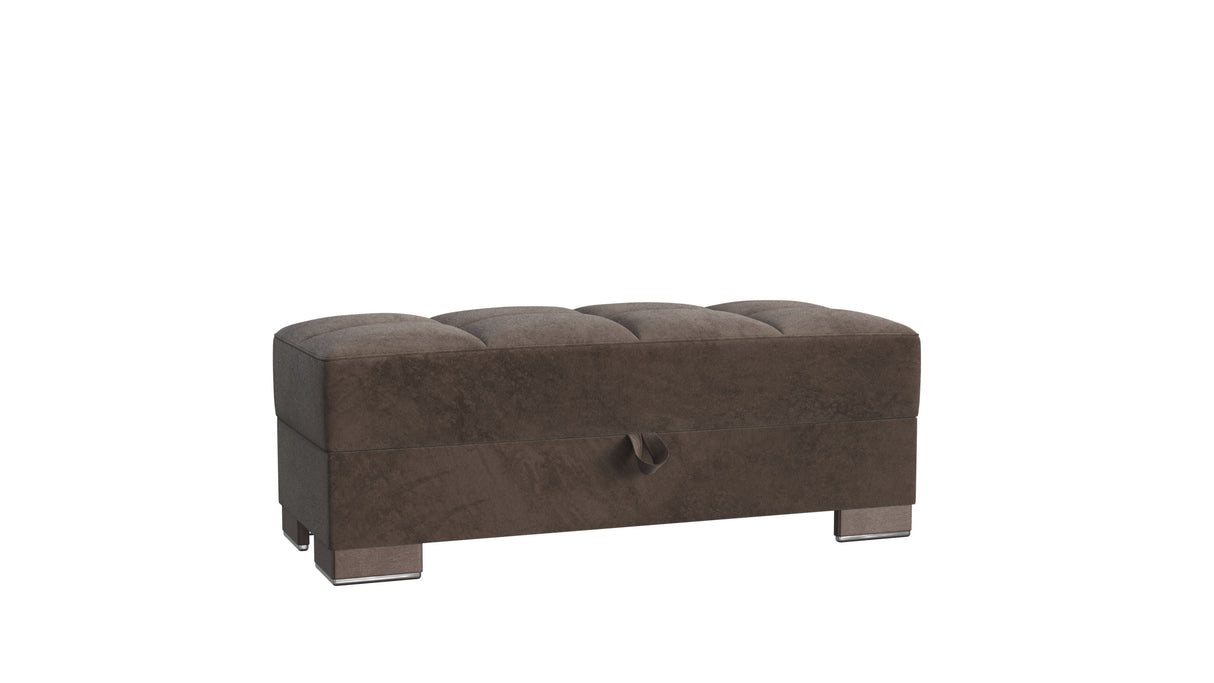 Ottomanson Armada - Upholstered Ottoman With Storage - Microfiber