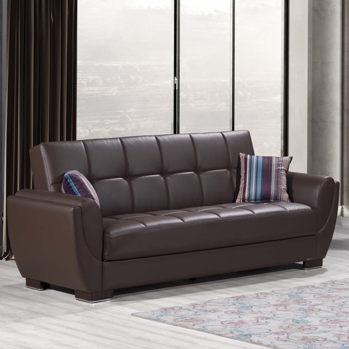 Ottomanson Armada Air - Upholstered Convertible Sofabed With Storage