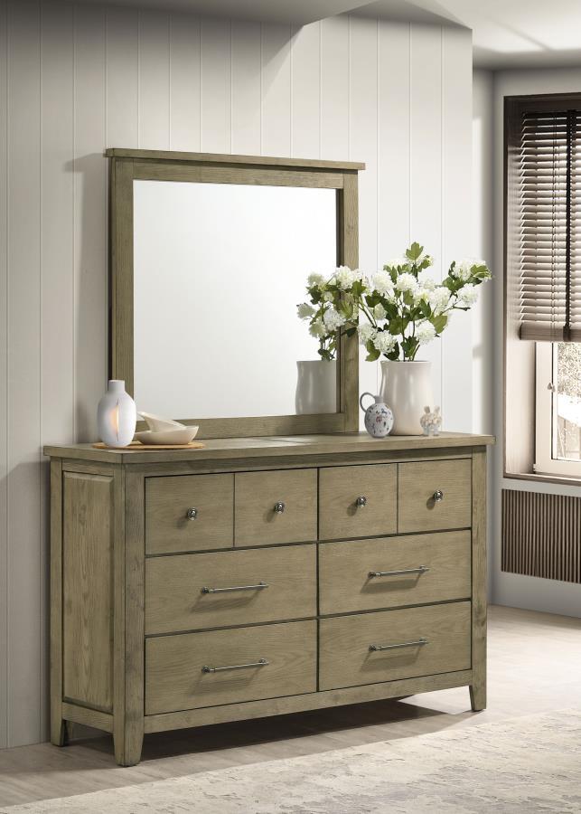 Hazlewood - 6-Drawer Bedroom Dresser Cabinet