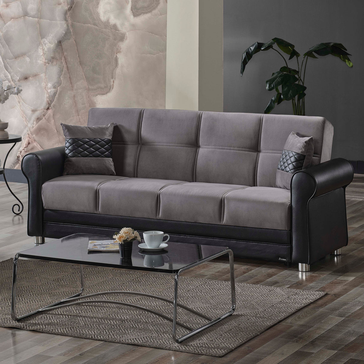 Ottomanson Avalon - Upholstered Convertible Sofabed With Storage