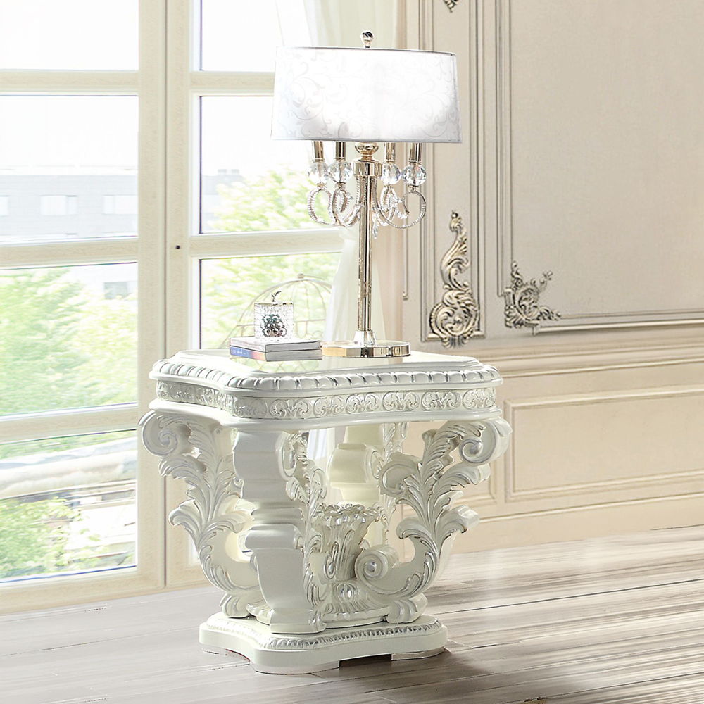 Vanaheim - End Table - Antique White