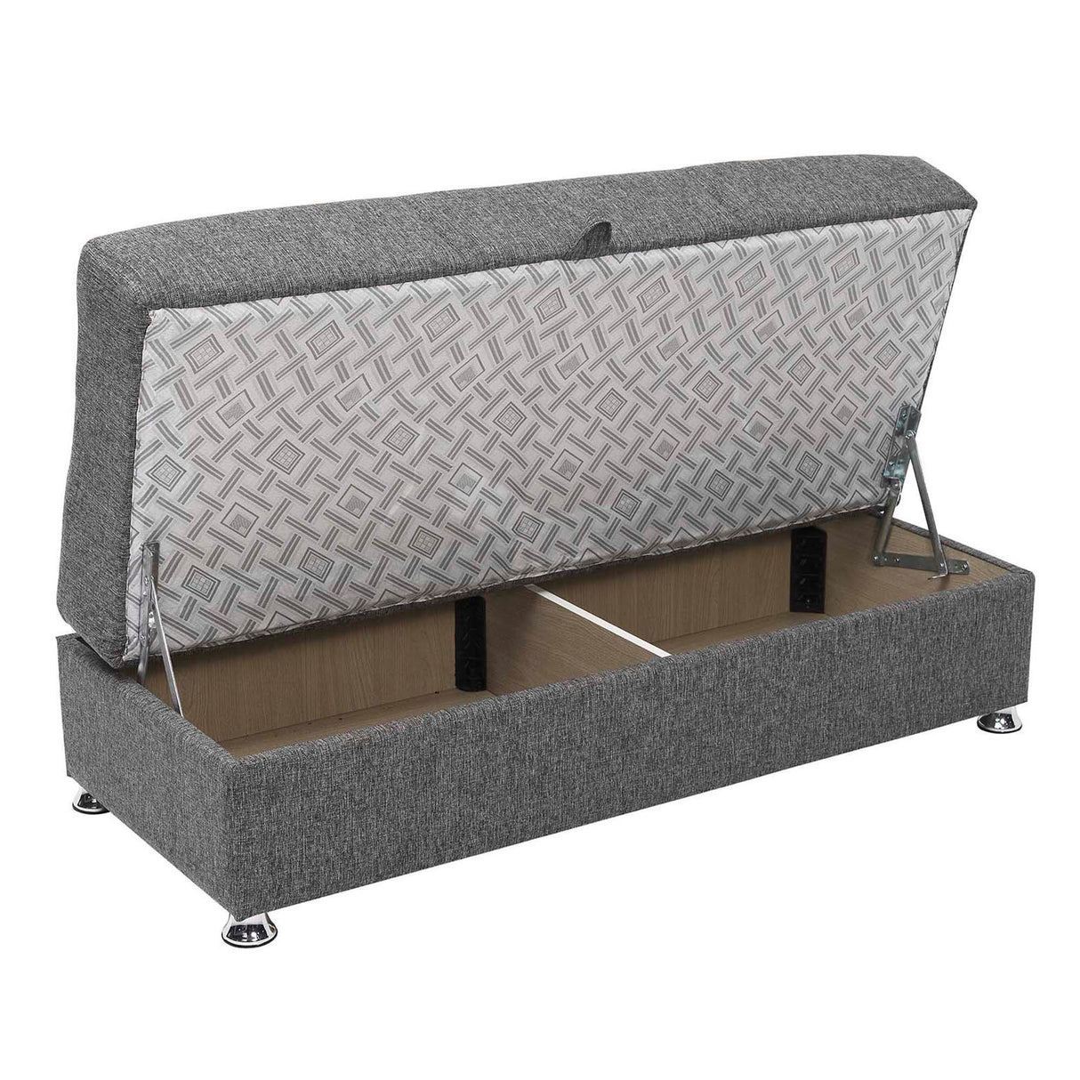 Ottomanson Harmony - Upholstered Convertible Ottoman With Storage