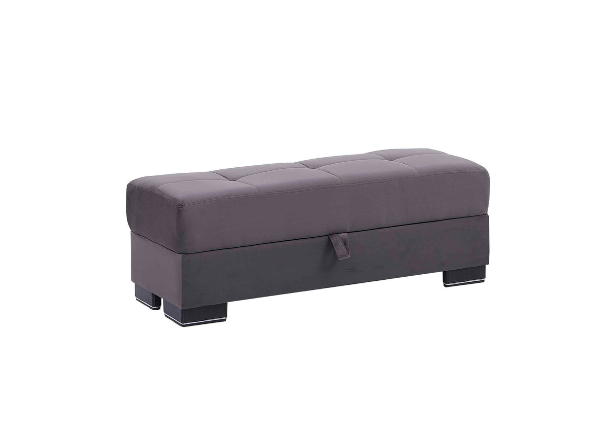 Ottomanson Armada Air - Upholstered Ottoman With Storage - Microfiber