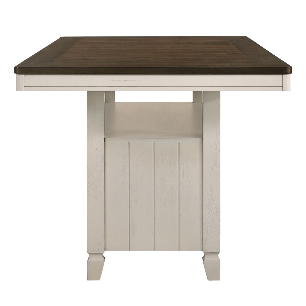 Tasnim - Counter Dining Table - Oak & Antique White
