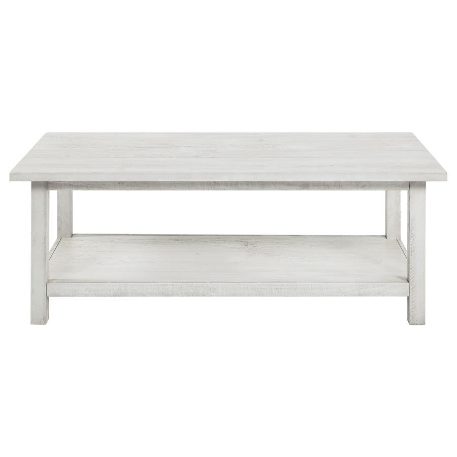 Payne - Wood Coffee Table with Shelf
