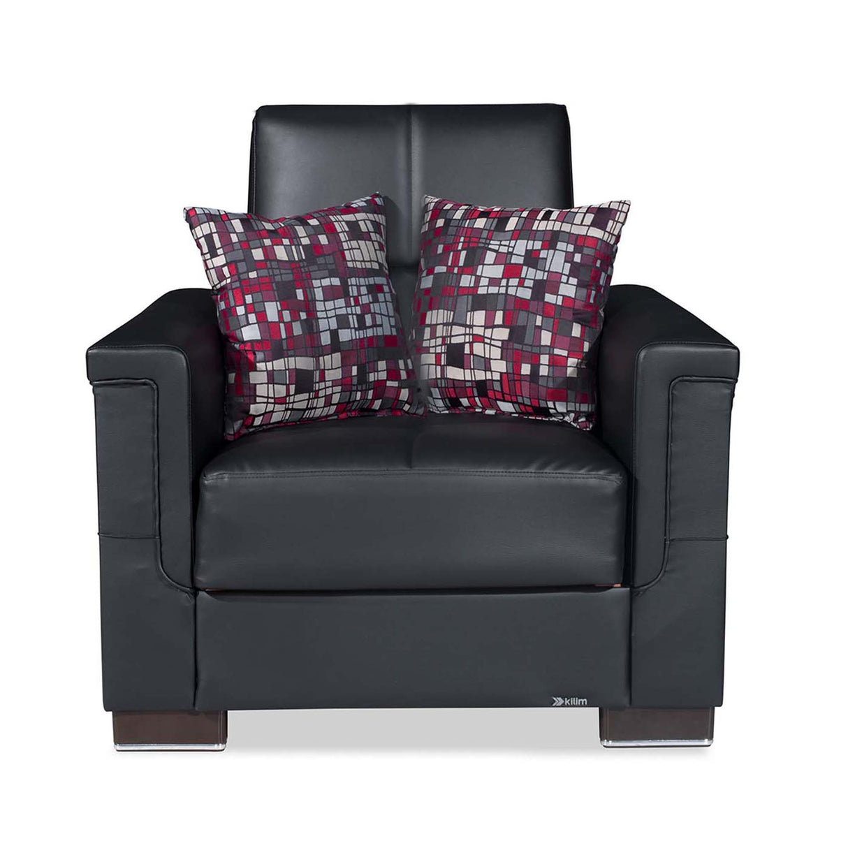 Ottomanson Armada - Upholstered Convertible Armchair With Storage - PU
